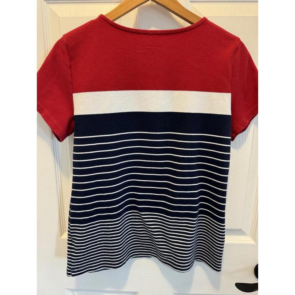 Karen Scott Women's Red Short Sleeve, Size Medium - Picture 4 of 4